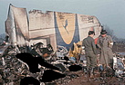 Einsatz Flugzeugabsturz im Januar 1966. Foto THW